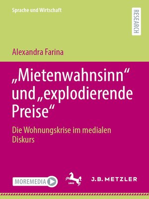 cover image of „Mietenwahnsinn" und „explodierende Preise"